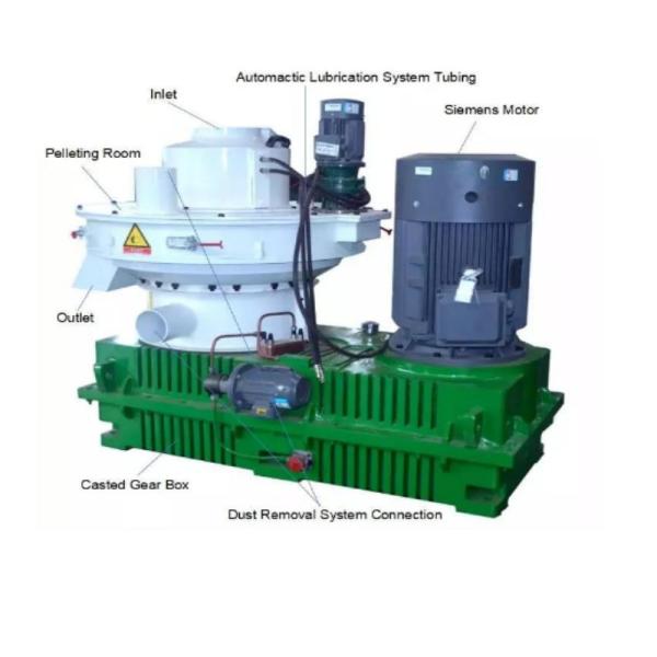 Таблетка из горючег опилк древесины машины мельницы лепешки CE вертикальная делая машину 55-160kw