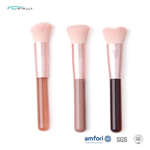 Escova acrílica de Kabuki da composição do saco BSCI de Opp do punho