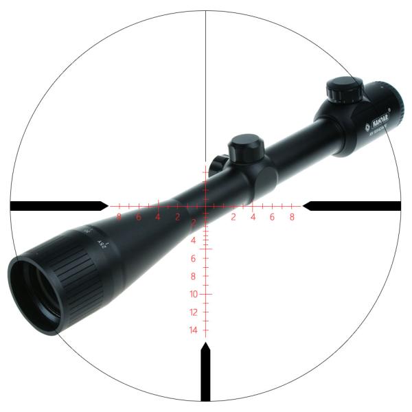 Quick Detachable Scope Mount 30mm Offset Ring for 21mm Side Mount in Matte Black