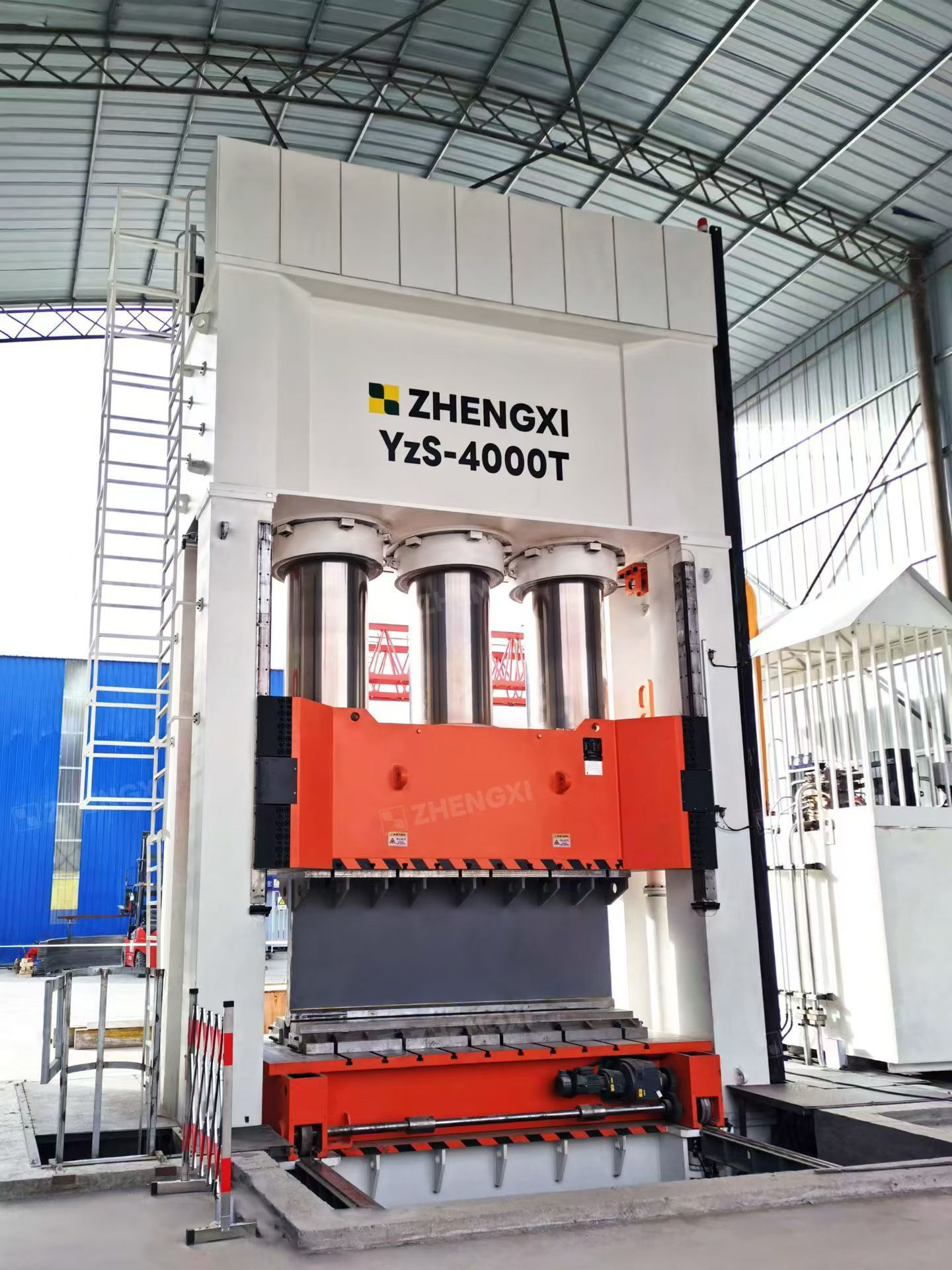 Professional  Four-column Three-beam Hydraulic Press Pump Large Platform Automotive Interior Molding High Motor Bearing Gear