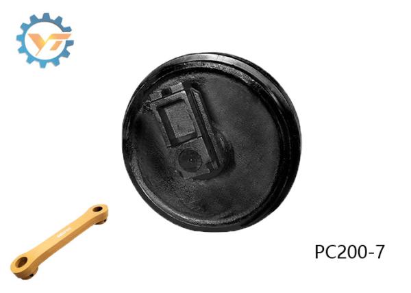 ZG50Mn Bulldozer de aço Front Idler Assembly Tratamento térmico HRC 48-56
