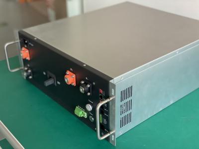 864V 125A Alta Voltagem BMS 4U Caixa de Ferro Negro de 19 polegadas para UPS de armazenamento de energia