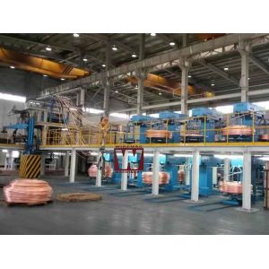 Chave 8mm da volta a 20mm Rod Continuous Casting Machine de cobre ascendente