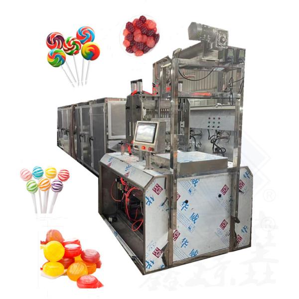 Automatic Candy Sugar Tablet Type Lollipop Maker Machine with 40-50kg/h Capacity