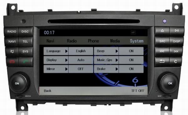 Ouchuangbo Auto DVD Multimedia Radio for Mercedes Benz W203 /W209 GPS Navigation iPod USB TV Audio Player