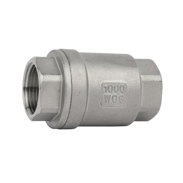 Válvula de verificação de mola vertical de aço inoxidável H12W