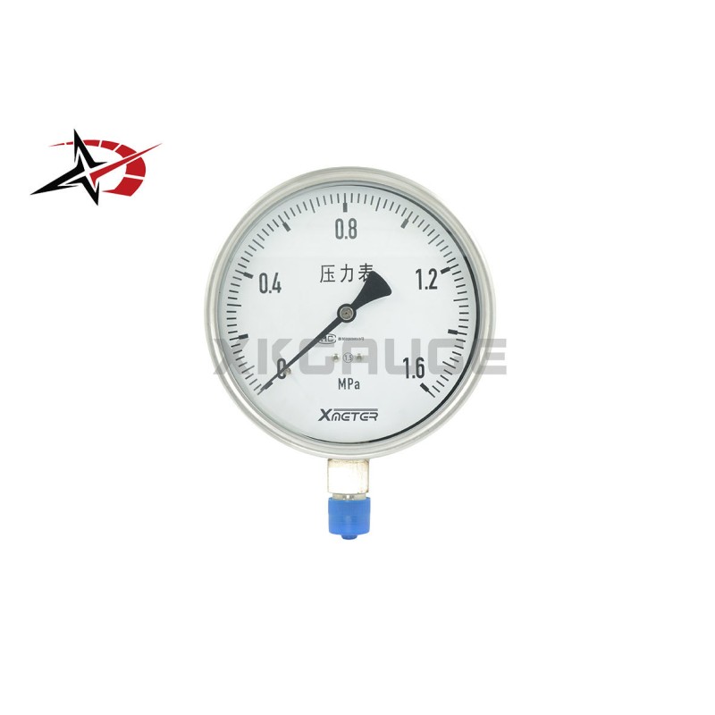 150mm Stainless Steel Pressure Gauge 0–16 Bar Glycerin Filled Pressure Gauge