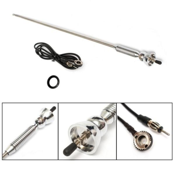 3 Section Retractable Car Radio Antenna For 1.1m Stainless Steel Mast