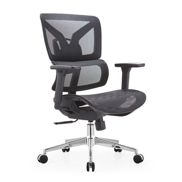 Backrest Yes Office Swivel Chair Adjustable Height Ergonomic Comfortable Armrest Seating for Office Desk and Meeting Room