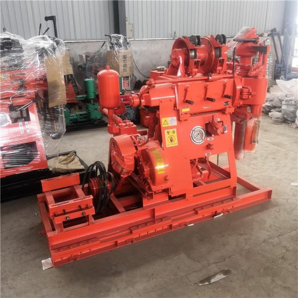 Poço de água portátil da estrada de ferro 220v vermelha de Gk 200m que fura Rig Oem Design
