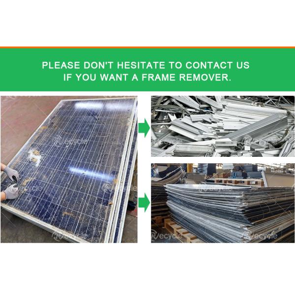 Машина для удаления рамы из алюминиевого сплава солнечных панелей высокого давления весом 2000 кг