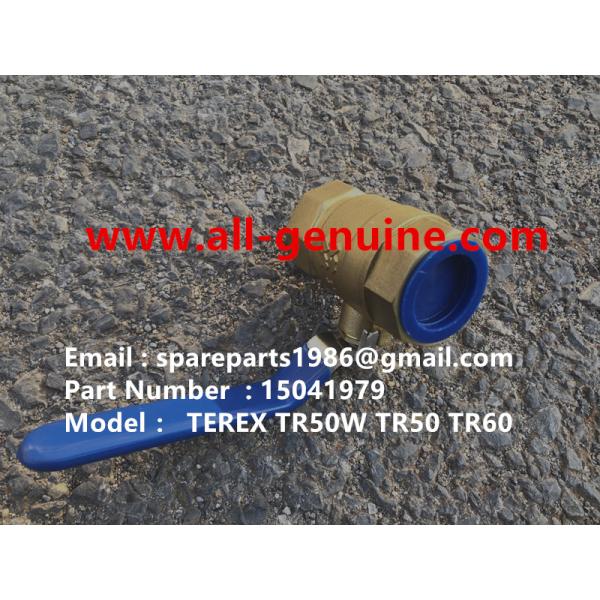 15041979 BALL VALVE TEREX NHL DUMP TRUCK TR35 TR50 TR60 TR100 CUMMINS ALLISON UNIT RIG MT4400 MT3600 MT3300 MT3700 SANY