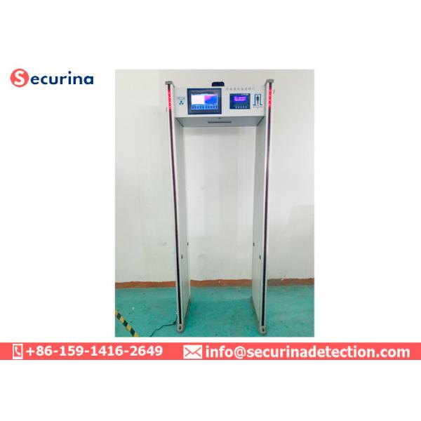 33zones Walk Through Temperature Scanner Fever Screening 10.1 Inch LCD Screen