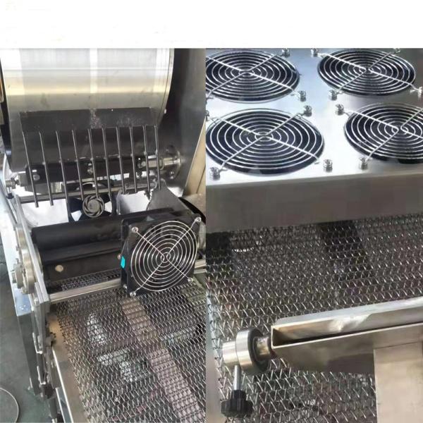 Round 500pcs/H Lumpia Samosa Sheet Injera Baking Machine