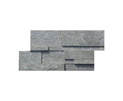 Split Face Green Color Stacked Slate Wall Cladding