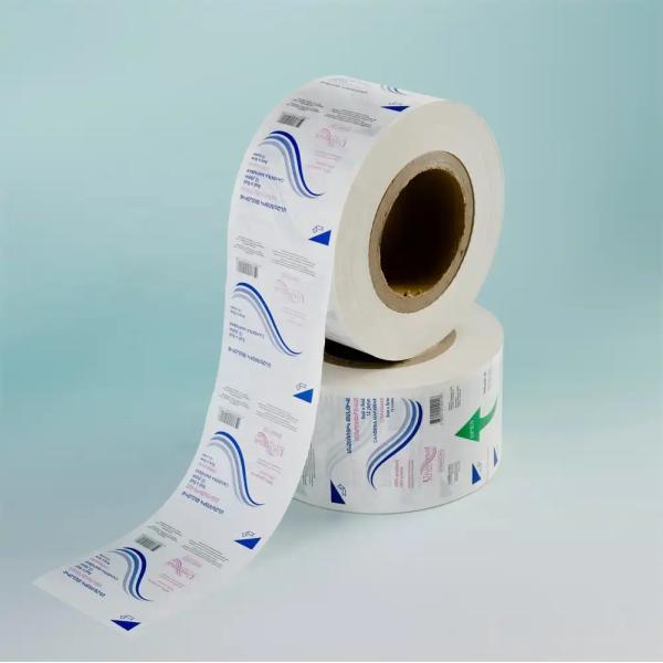 Medical 100% Cellulose Fibers Grid Lacquer Blister Coated Paper For Gauze Dental Syringe Packing