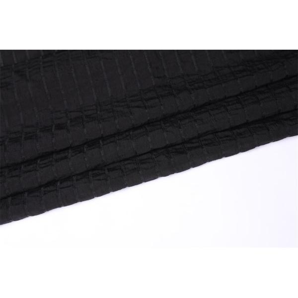Ткань черное 75Dx75D полиэстера стиля 90gsm нашивки шифоновая