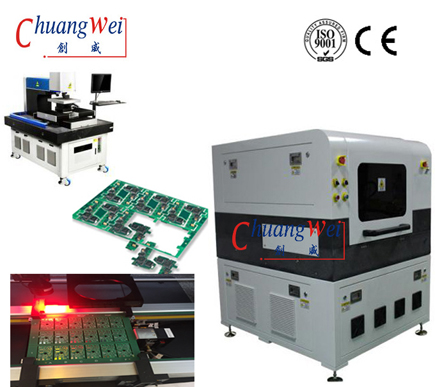 Высокая точность FPC/твердая - машина опционные 15W или 17W лазера Depaneling PCB гибкого трубопровода