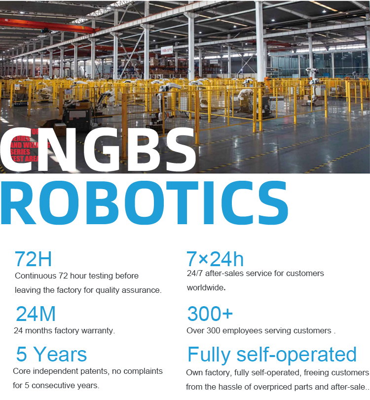 CNGBS 8 KG Payload Multifunctional Robotic Arm for Packing , Loading and Welding Robots