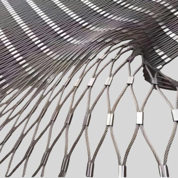 Filet de câble à cosse en acier inoxydable 7x7 7x19