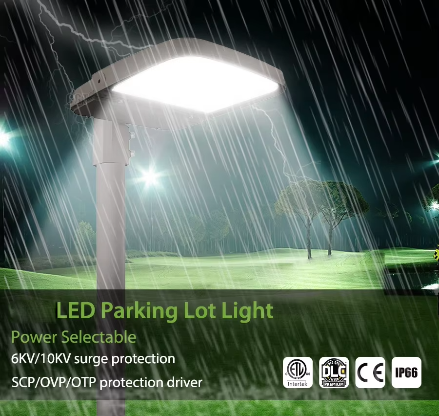 High efficiency and energy-saving LED area light patent three-level power adjustment  adjustable engineering light