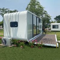 Appel portable Cabine Pod maison de 40 pieds Cabine préfabriquée Cabine maison de sécurité Apple Pod Douche toilette