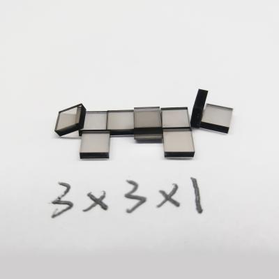 Brownish CVD Lab Grown Diamonds 3x3x1mm For Machining And Cutting Tools