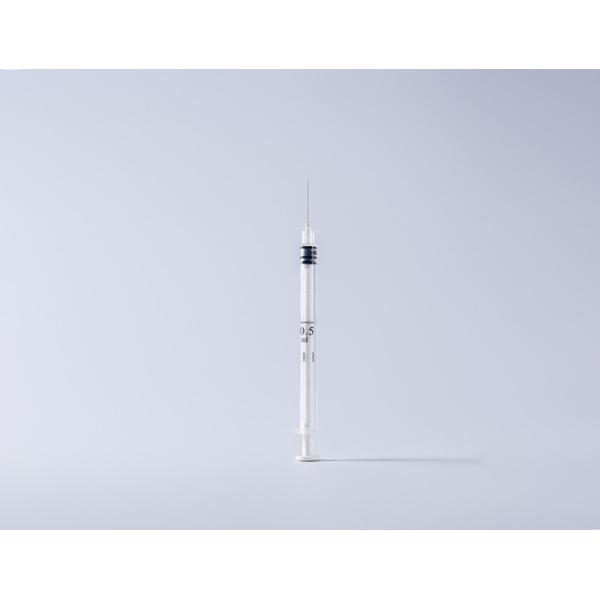Medical 0.5ml Auto Injection Syringe CE Certification Luer Lock Type