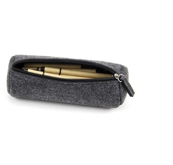 Fashion Simple Boys Pencil Bag , Stylish Minimalist Foldable Pencil Case