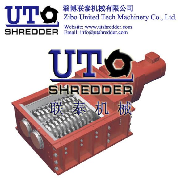 produce and supply double shaft shredder / two rotor crusher / twin shaft shredder blade, knives, rotor, etc