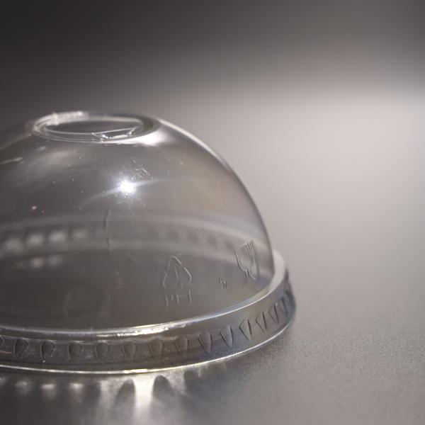 Capela de copos PET transparente para cobrir copos de vedação livre de BPA 3g Design simples