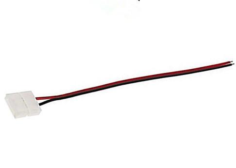 Waterproof 5050 LED Strip Connector 15cm Plastic 2 Pins DC 24V CE / RoHS