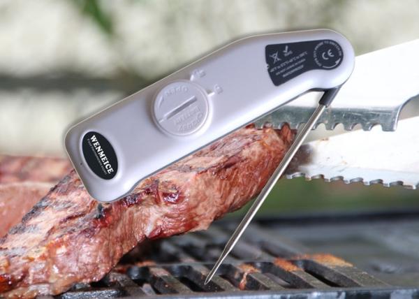 Foldable 1.8mm Fine Tip Probe Digital BBQ Thermometer IP68 Cooking Thermometer