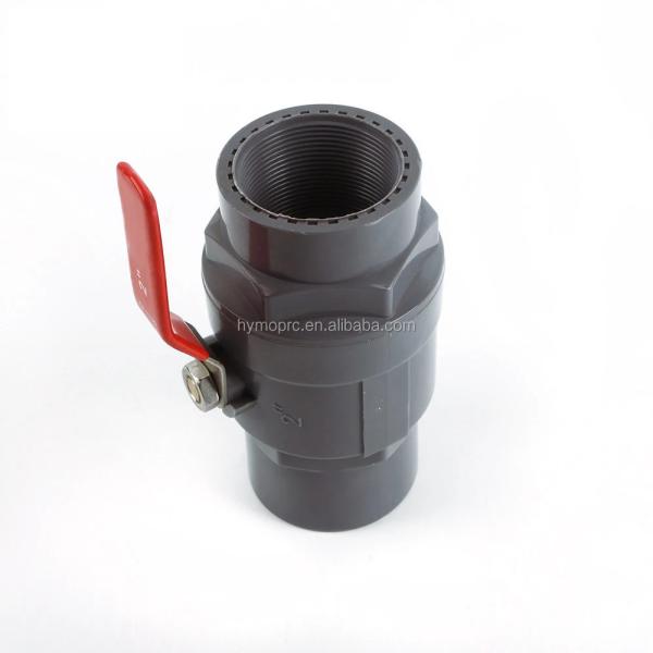 ISO/ASTM Standard ABS Handle PVC Two-Piece Ball Valve for and Convenient in Shanghai
