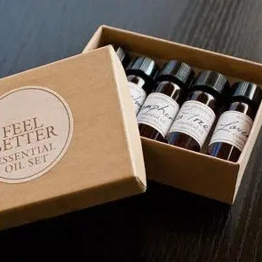 FSC Luxury Custom Embossing Both Sides Printing Paper Essential Oil Box