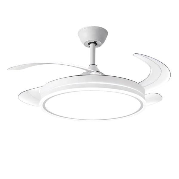 Contemporary Ceiling Light With Fan For Home Or Villa Metal Iron Copper For Ambient Lighting