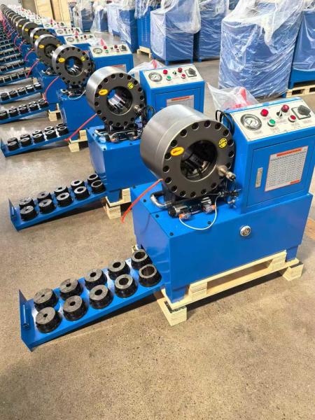 415v 3KW / 4KW DX68 Hose Crimping Machine Blue Color Hose Crimper