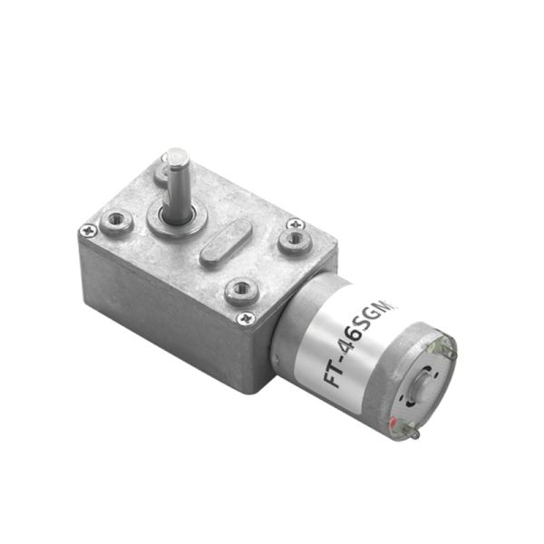 FT-46SGM370 2-400rpm 6V 12V 24V Micro Worm Gear Motor For Home Appliance