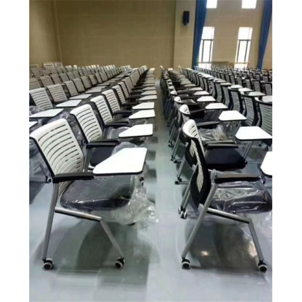 Conference Office Training Chair Multi Functional Removable With Wheels
