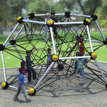 Novel Design Kids Rope And Steel Outdoor Kids Climbing Wall Equipment