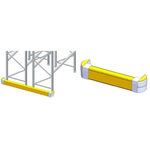 A53: Racking Protection FS-2021A Warehouse Storage Rack Flexible Anti-Collision Guardrails