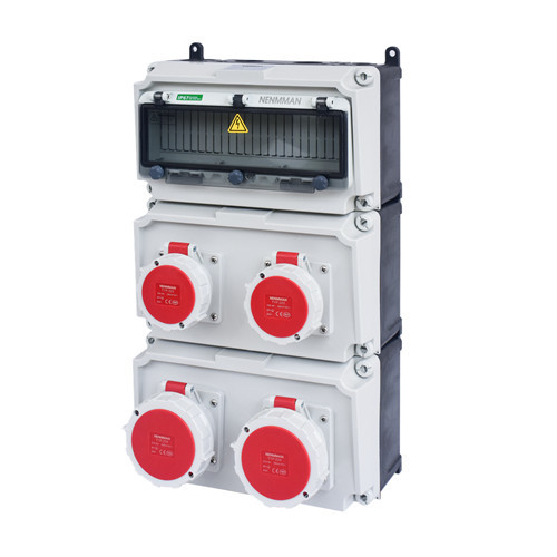 PC IP67 32A Industrial Stepped Overhaul Power Supply Box Customizable