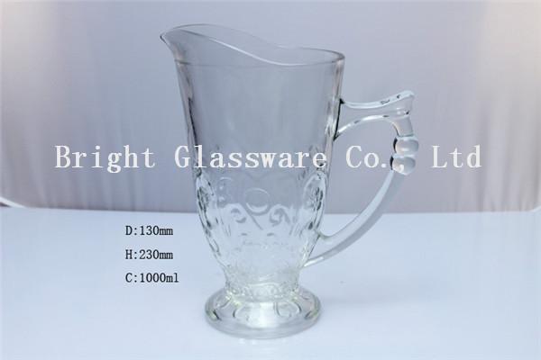 Glass water bottle Wholesale, Glass juice pot for Parties