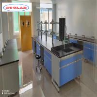 Mobiliário de laboratório clássico branco padrão Bancos de trabalho de laboratório Personalização e flexibilidade OEM / ODM