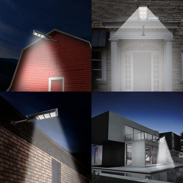 Luz de calle solar de 120 vatios para la prenda impermeable blanca de la resistencia IP65 de la inundación de la luz del día al aire libre 5000K