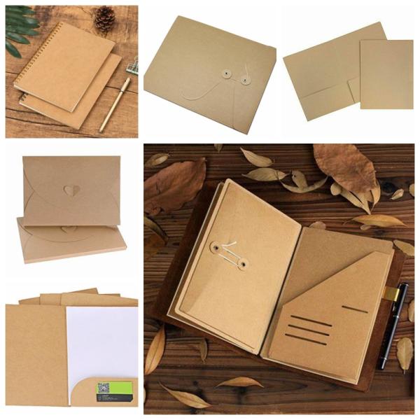brown kraft paper for folders Повторно использованная бумага 280gsm Брауна Kraft на формат 60 x 100cm листа папки карты