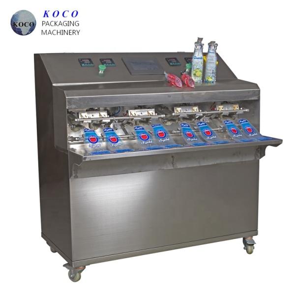 KOCO 2021 competitive price water Expansion bag filling machine Small liquid filling