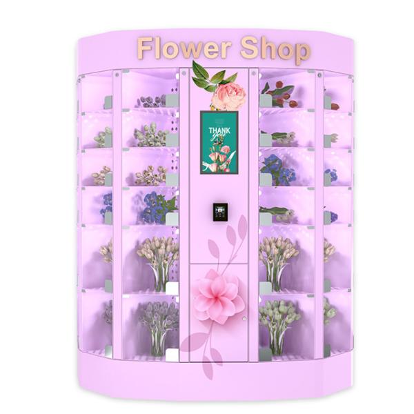 Robotic Box Touch Flower Vending Locker 19 Inch With Remote Control