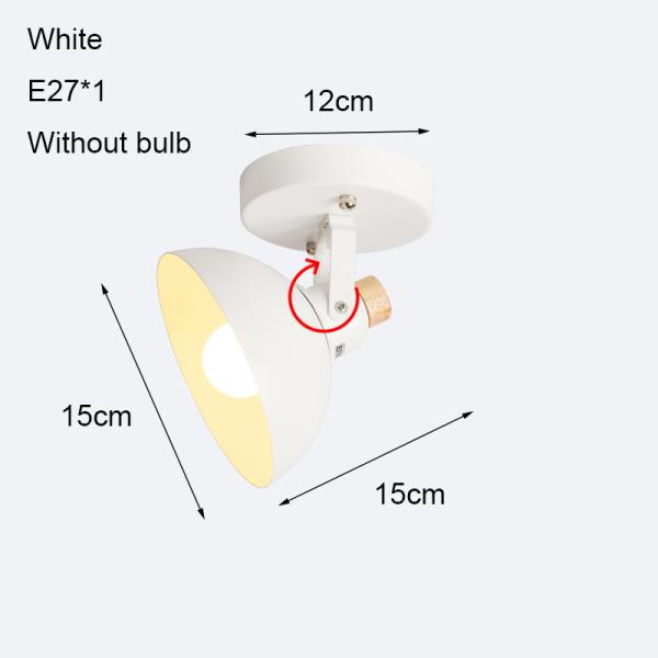 Wooden Ceiling Lamp Modern LED Ceiling Light for Bedroom Living Room Corridor Kitchen Indoor Lighting(WH-WA-21)