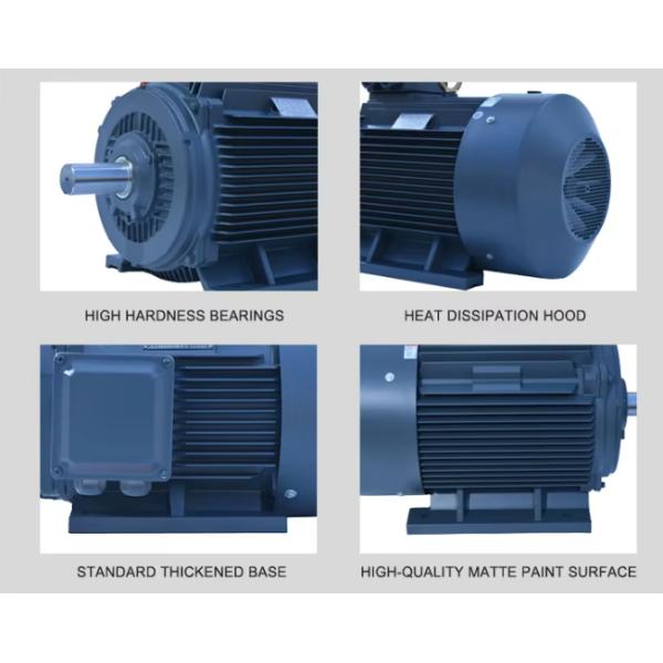 0.75kw-315kw IE4 YE4 Series Three Phase 1500rpm Ac Motor Induction Electric Motor for Air Compressor
